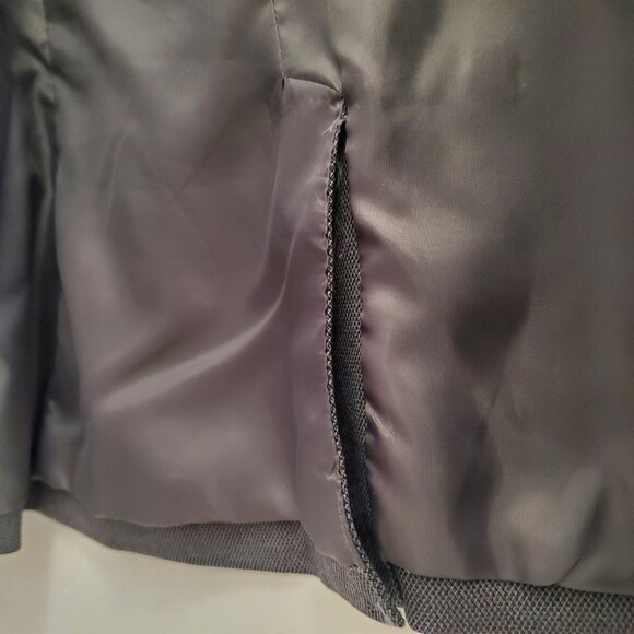 Apt. 9 Women's Notch Collar Blazer Suit Jacket Gray Birdseye - (12) - Picture 11 of 14